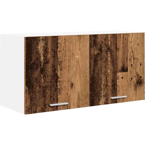 vidaXL Armoire suspendue Bois ancien 80 x 31 x 40 cm Bois d'ingénierie (1/5)