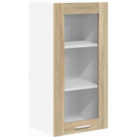 vidaXL Armoire suspendue avec stockage Chêne Sonoma 40 x 31 x 80 cm (1/5)