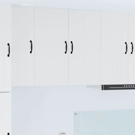vidaXL Meuble mural LUCCA Blanc 80 x 31 x 80 cm Bois d'ingénierie