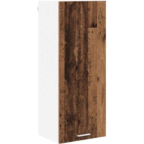 vidaXL Armoire suspendue avec stockage Bois ancien 40 x 31 x 100 cm (1/5)