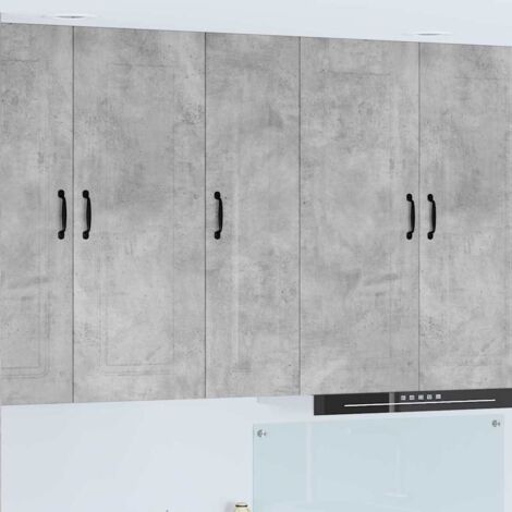 vidaXL Panneau de lave-vaisselle Kalmar Gris béton 30 x 31 x 100 cm