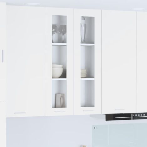 vidaXL Armoire suspendue Blanc 60 x 31 x 100 cm Bois d'ingénierie (1/5)