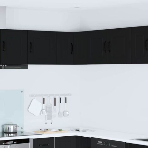 vidaXL Panneau de lave-vaisselle Kalmar Noir 57 x 57 x 40 cm