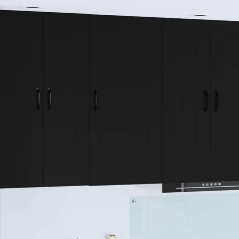 vidaXL Panneau de lave-vaisselle Kalmar Noir 50 x 31 x 100 cm