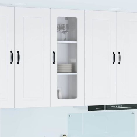 vidaXL Panneau de lave-vaisselle Kalmar Blanc 40 x 31 x 100 cm