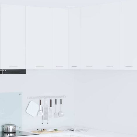 vidaXL Hanging Cabinet White 57 x 57 x 80 cm Engineered Wood (1/5)