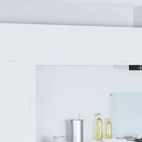 vidaXL Armoire suspendue 2 pcs Blanc 40 x 31 x 40 cm Bois d'ingénierie (1/5)