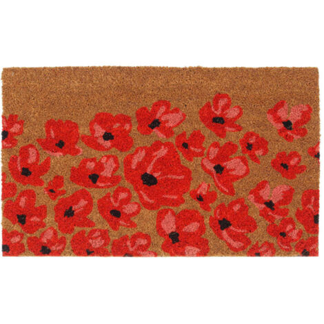 vidaXL Door Mat Natural 45x75 cm Tufted Coir (1/5)