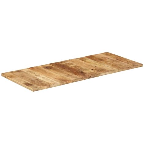 Vidaxl – Dessus de table en bois de manguier massif 140x60 cm – Épaisseur 25-27 mm – Finition polie et vernie – Pour espaces commerciaux (1/5)