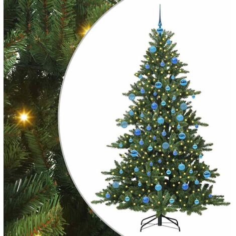 Sapin de Noël Artificiel à Branches Articulées 180 cm PVC vidaXL (1/5)