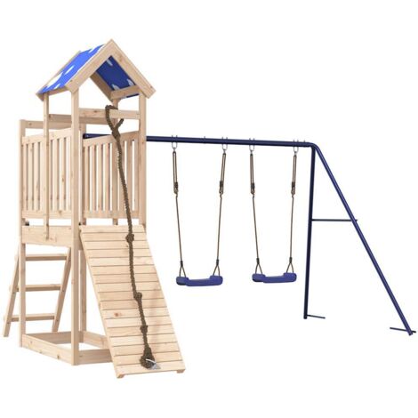 Aire de jeux d'extérieur bois de pin massif vidaXL