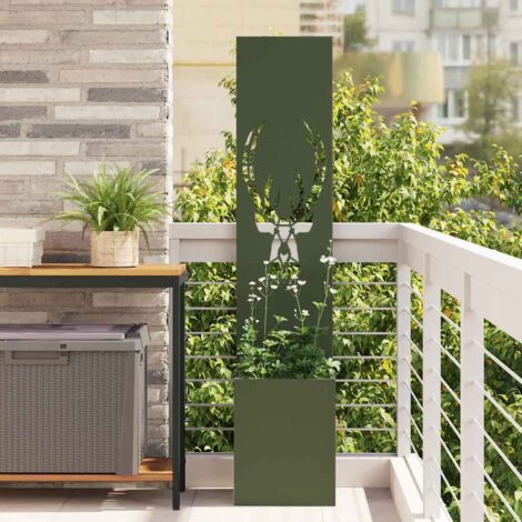 Écran de confidentialité de jardin Vert olive 32 x 140 cm vidaXL