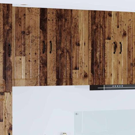 vidaXL Meuble mural LUCCA Bois ancien 50 x 31 x 80 cm