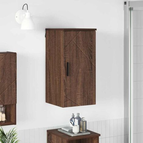 Cabinet de salle de bain Chêne marron 30 x 31,5 x 61 cm vidaXL