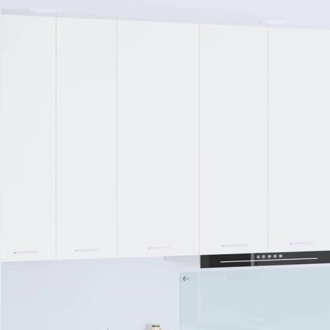 vidaXL Armoire suspendue Blanc 40 x 31 x 100 cm Bois d'ingénierie (1/5)