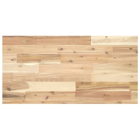 vidaXL Dessus de meuble de salle de bain non traité bois d'acacia (1/5)