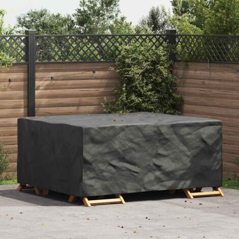vidaXL Furniture Cover Plain Black 200 x 150 x 85 cm 210D