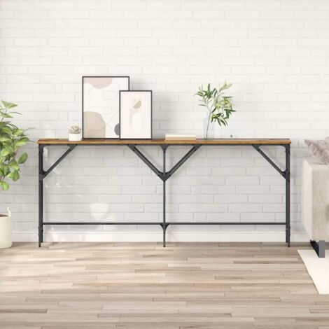 Table console Bois Ancien 180 x 30 x 75 cm Bois d'ingénierie vidaXL