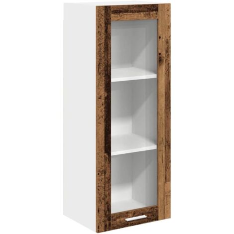 vidaXL Armoire suspendue avec stockage Bois ancien 40 x 31 x 100 cm (1/5)