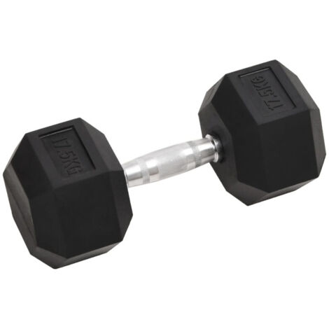 vidaXL Haltère 17,5 kg Fonte (1/5)