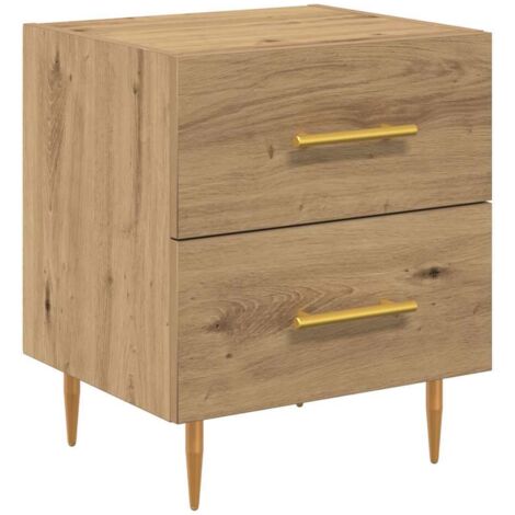 vidaXL  Bedside Cabinet  Artisan Oak 40 x 35 x 47.5 cm Engineered Wood