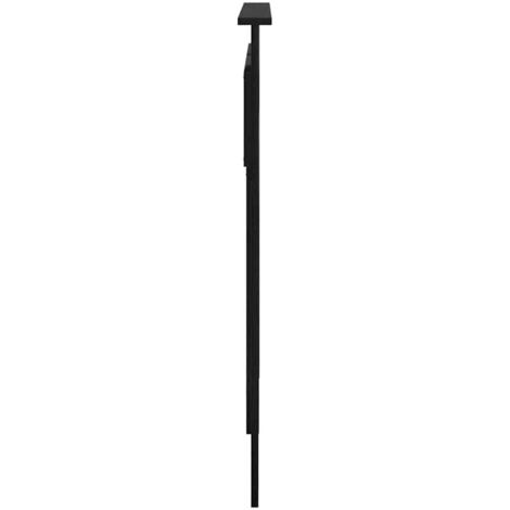 vidaXL Tête de lit Chêne noir Bois d'ingénierie