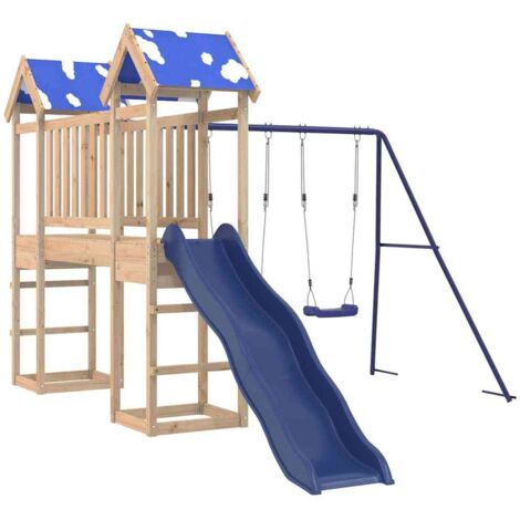 Aire de jeux d'extérieur bois de pin massif vidaXL