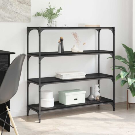 vidaXL Bibliothèque Chêne noir 100 x 33 x 100 cm