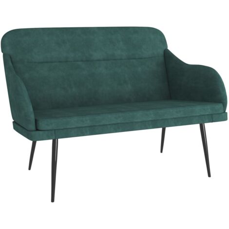 vidaXL Banc Vert foncé 110x76x80 cm Velours