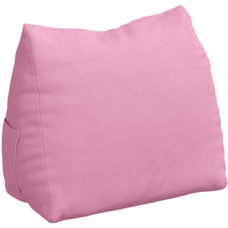 Coussin de Dos Rose 45 x 20 x 35 cm tissu vidaXL