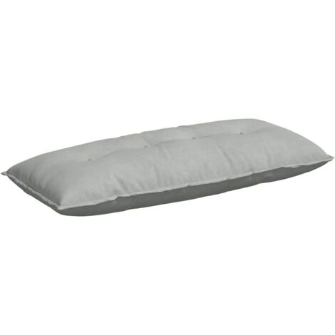 vidaXL Back Pillow Light Grey 120 x 50 cm Corduroy Fabric