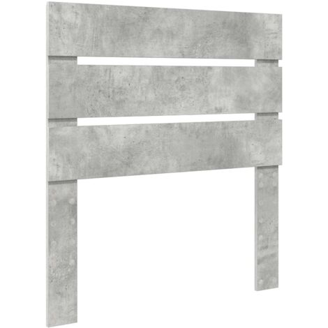 vidaXL Tête de lit Gris béton Bois d'ingénierie
