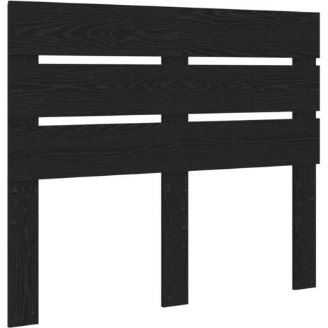 vidaXL Tête de lit Chêne noir Bois d'ingénierie
