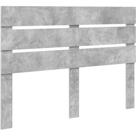 vidaXL Tête de lit Gris béton Bois d'ingénierie