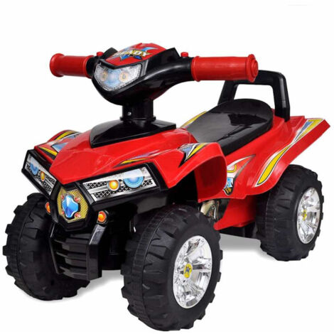 Quad à chevaucher enfant rouge avec son et lumière (1/5)