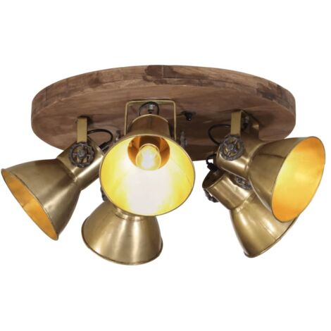 Plafonnier 25 W laiton antique 50x50x25 cm E27 vidaXL (1/5)