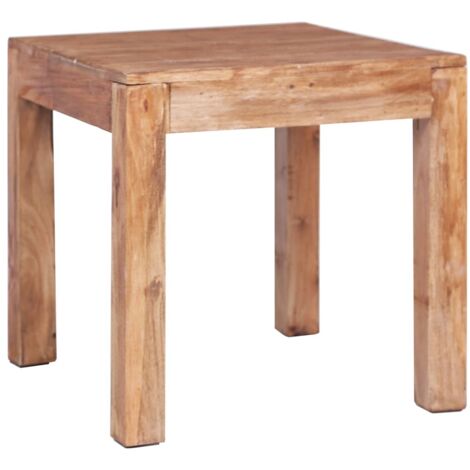 Table basse 53x50x50 cm bois d'acajou massif vidaXL