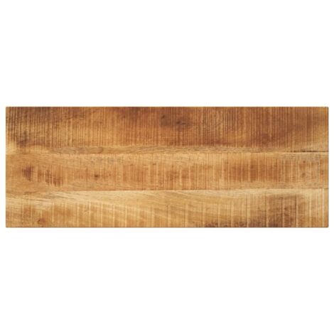 Dessus de table rectangulaire bois massif de manguier brut vidaXL