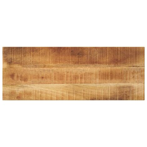 Dessus de table rectangulaire bois massif de manguier brut vidaXL