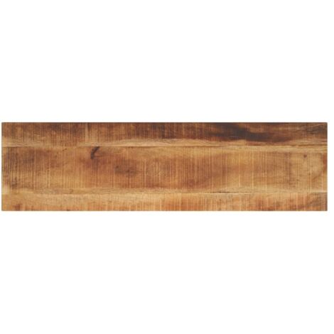 Dessus de table rectangulaire bois massif de manguier brut vidaXL
