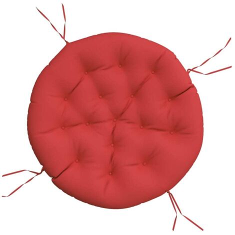 vidaXL Round Cushion Red Ø 100 x11 cm Oxford Fabric