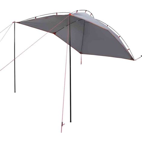 Tente de voiture gris et orange imperméable vidaXL863145