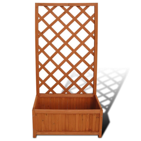 FIMEI Jardinière en treillis 70 x 30 x 135 cm