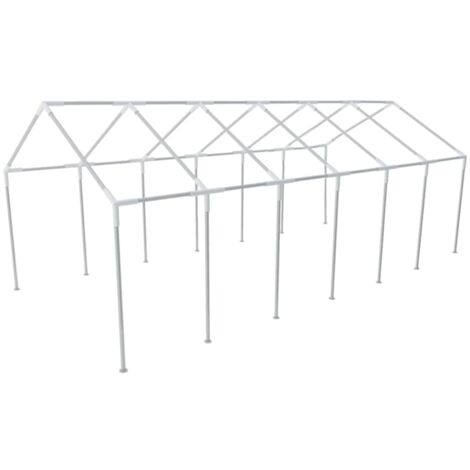 vidaXL Cadre en acier pour tente de réception de 12x6 m (1/3)