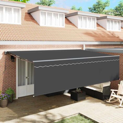 vidaXL Auvent Rétractable Anthracite 500 × 300 cm (1/5)