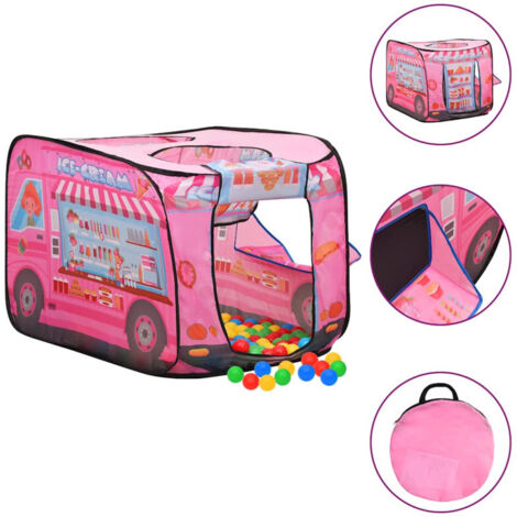 vidaXL Tente de jeu pour enfants Rose 70x112x70 cm