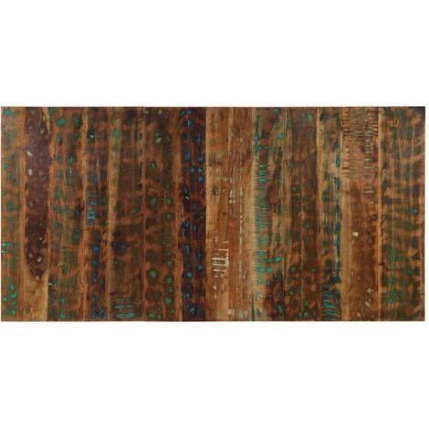 Tête de lit multicolore 160 cm bois massif récupération vidaXL