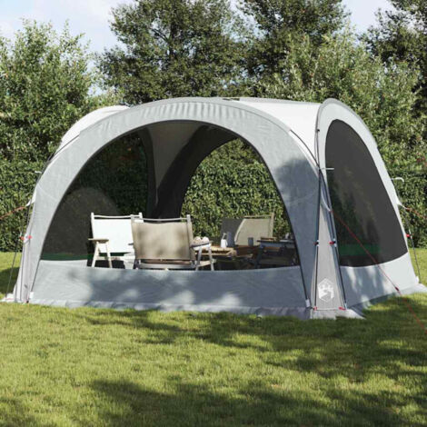 Vidaxl – Tente de réception imperméable 3x6m – Poteaux en fibre de verre – Protection contre les intempéries – Montage facile avec porte à fermeture éclair