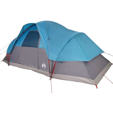 vidaXL Family Tent Dome 9-Person Blue Waterproof
