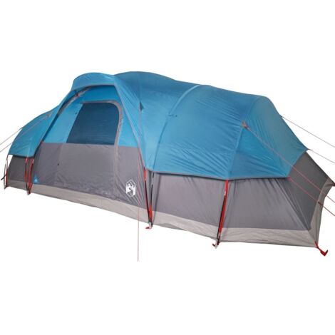 vidaXL Family Tent Dome 11-Person Blue Waterproof